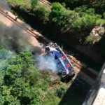 ¡Trágico! 11 muertos al caer un autobús por un precipicio en Brasil ¡Trágico! 11 muertos al caer un autobús por un precipicio en Brasil