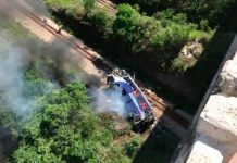 ¡Trágico! 11 muertos al caer un autobús por un precipicio en Brasil ¡Trágico! 11 muertos al caer un autobús por un precipicio en Brasil