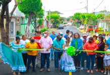10 cuadras recarpeteadas para un mejor ambiente en Linda Vista, Managua Mejora de calles en Linda Vista Norte, Managua