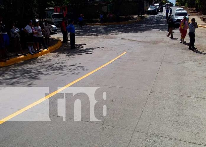 Proyecto de Calles para el Pueblo en barrio Lomas de Guadalupe, Managua