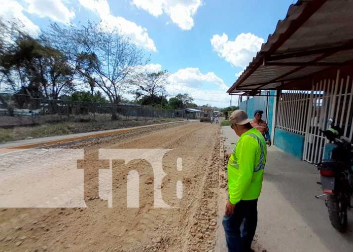 Nuevas calles para barrios en Matiguás