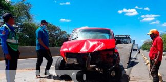 Accidente de tránsito en el km 15 Carretera Norte, Managua