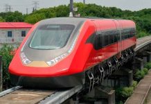 China cuenta con nuevo tren de levitación magnética comercial