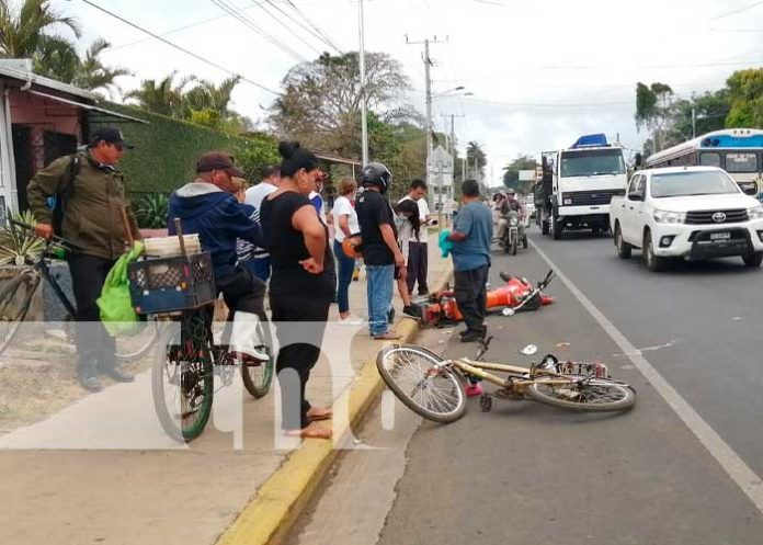 Accidente de tránsito en Jinotepe, Carazo