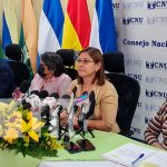 CNU desarrolla acciones para mejorar calidad educativa en Nicaragua Conferencia de prensa del CNU en Nicaragua