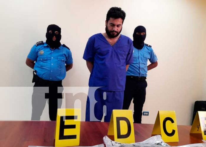 Incautación de cocaína en un barrio de Managua