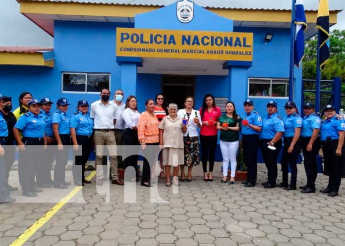 Inauguración de la Comisaría de la Mujer en Catarina, Masaya