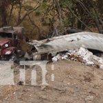 Vivo de milagro al caer con rastra en un abismo de La Cucamonga, Estelí Accidente de tránsito en La Cucamonga, Estelí