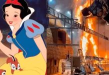 Impactante incendio en el set del remake de Blancanieves Impactante incendio en el set del remake de Blancanieves