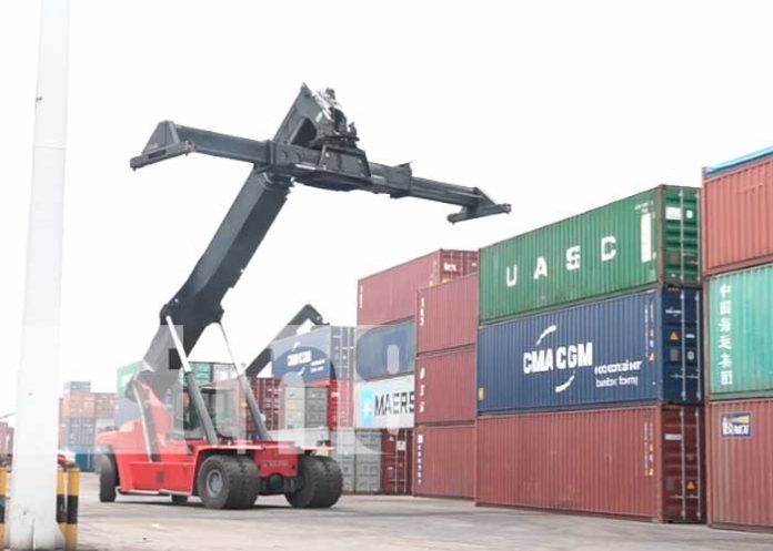 Actividad portuaria en Nicaragua