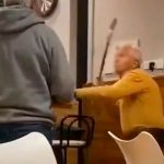 ¡Super abuelo! Le partió la "mandarina" a hombre por acosar a una mujer