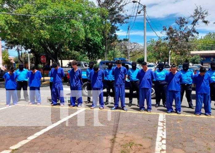 Captura de varios supuestos delincuentes en Nicaragua