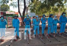 Jornada de fumigación y abatización en Managua
