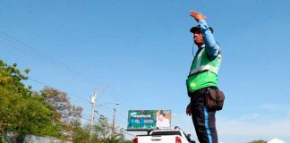 Policía de tránsito en Nicaragua