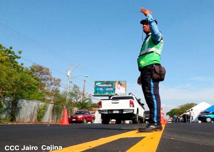 Policía de tránsito en Nicaragua