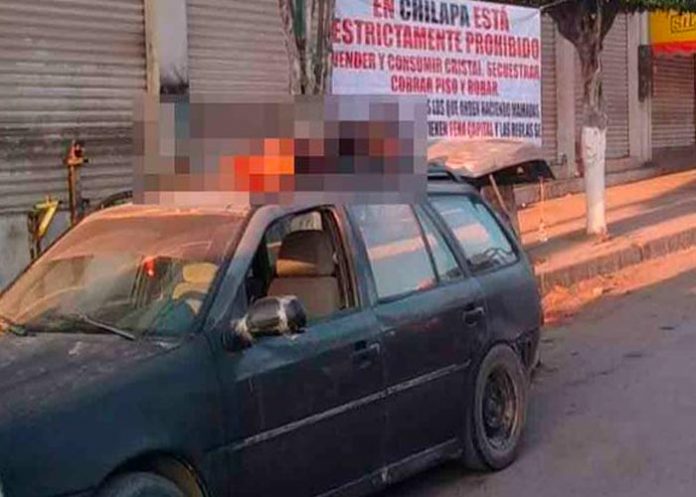 hallan-cabezas- Encuentran seis cabezas humanas sobre un carro en Guerrero, México