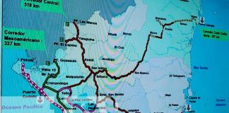 Presentación del mapa de infraestructura vial en Nicaragua