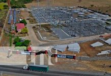 Panorama de zona industrial en Nicaragua