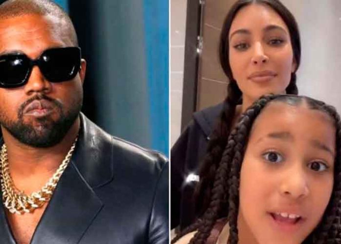 Kanye West estalla contra Kim por exponer a su hija North en TikTok