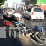 Accidente de tránsito en sector de La Danto, Managua