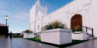 Nuevo paseo peatonal al costado de insigne y real basílica catedral de León