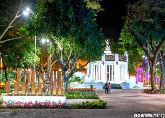 managua Breve historia del Parque Central de Managua