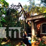 Accidente en una comunidad de Managua provocó una potente descarga eléctrica