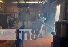 Familias de Sabana Grande, Managua, mejor protegidas contra zancudos Jornada de fumigación en barrios de Managua