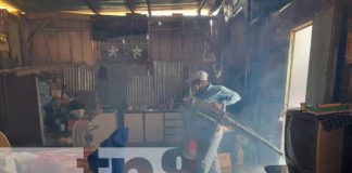 Jornada de fumigación en barrios de Managua