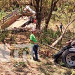 Camión cargado con broza de oro sufre percance en San Ramón, Matagalpa Aparatoso accidente de tránsito con camión en San Ramón, Matagalpa