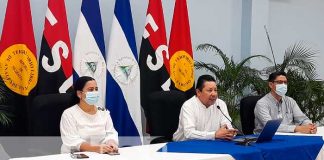 Conferencia de prensa del MINED Nicaragua