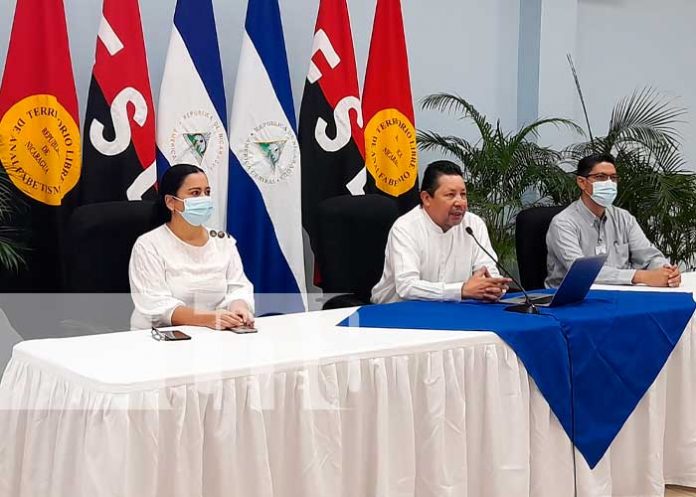 Conferencia de prensa del MINED Nicaragua