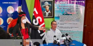 Conferencia de prensa sobre plan del MINSA en verano de Nicaragua