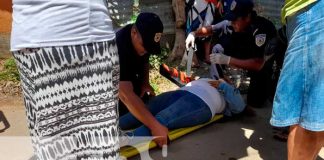 Accidente de tránsito en el barrio Jorge Dimitrov, Managua