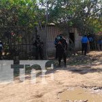 Sitio en Nagarote donde se encontró una osamenta en una vivienda