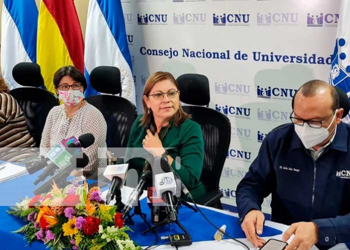 Conferencia de prensa del CNU Nicaragua