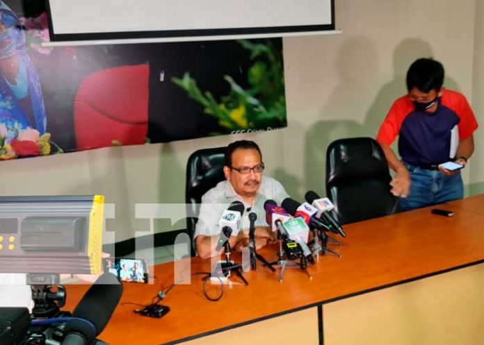 Conferencia de prensa del INETER Nicaragua