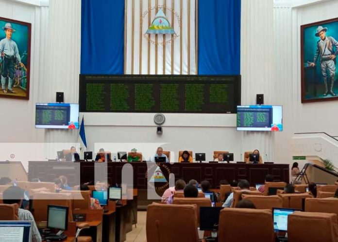 Sesión parlamentaria en la Asamblea Nacional de Nicaragua