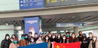 30 estudiantes llegan a Beijing y Wuhan, ciudades de la República popular de China