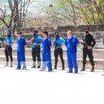 Presentación de presuntos delincuentes en Ocotal