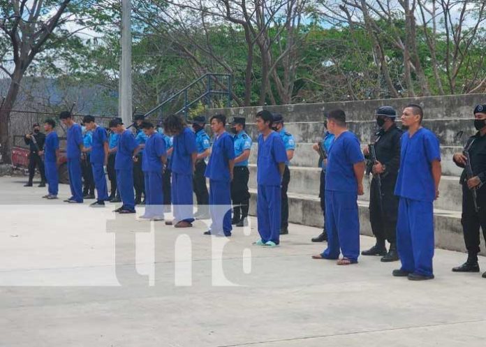 Personas que detuvieron en Ocotal por presuntamente cometer delitos