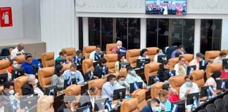 Sesión en la Asamblea Nacional de Nicaragua