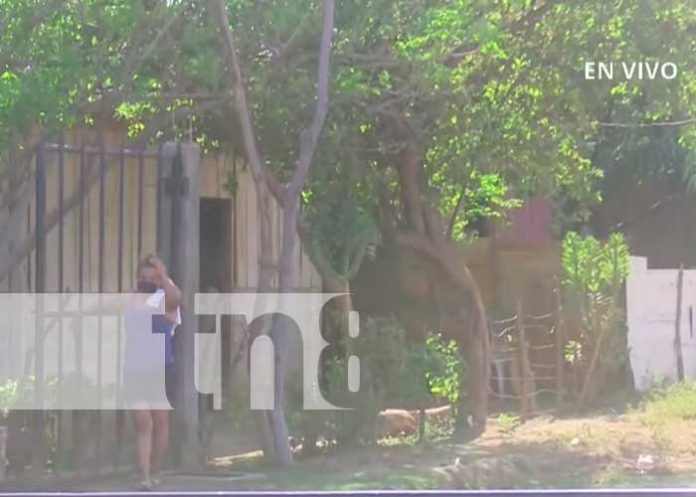 Sitio en Nagarote donde se encontró una osamenta en una vivienda