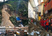 Suben a ocho los muertos por alud en Perú