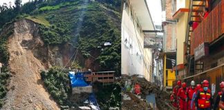 Suben a ocho los muertos por alud en Perú