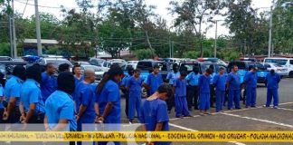 Supuestos delincuentes presos en Nicaragua