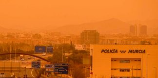 Nube de polvo del Sahara "se tragó" varias ciudades de España