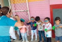 Niños y niñas del CDI en Tipitapa participan en jornada de salud bucal Jornada de salud bucal para CDI en Tipitapa