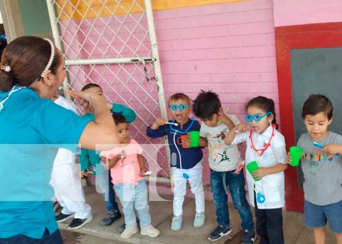 Jornada de salud bucal para CDI en Tipitapa