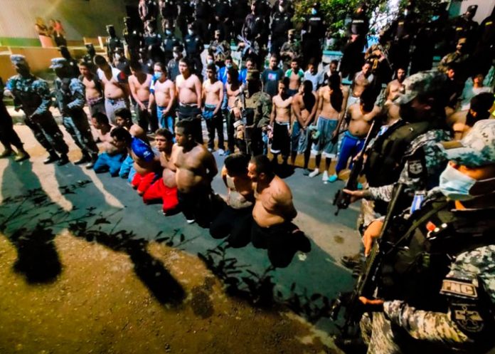 576 pandilleros arrestados por la Policía de El Salvador